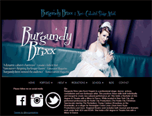 Tablet Screenshot of burgundybrixx.com